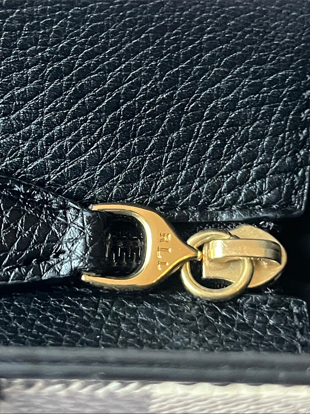 Ralph Lauren Black and White Check Tote Bag with Handles and Strap - Picture 8 of 13